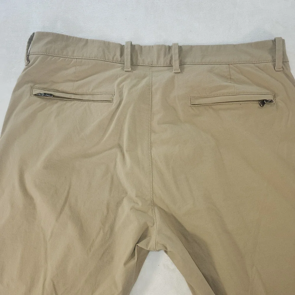 J.Crew 484 Slim Fit Stretch Tech Chinos Khaki Mens 34x34 Re-Imagined Tech‎ Pants